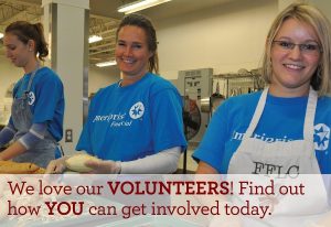 we love our volunteers! find out how YOU can get involved today!