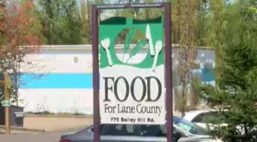 FOOD For Lane County sign in front of Bailey Hill Road facility