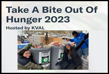 take a bite out of hunger hosted by KVAL