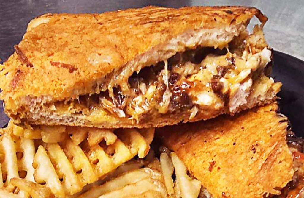 BACON JAM PHILLY FISH GRILLED CHEESE BY FISHERMAN’S MARKET (ONLY AVAILABLE AT 7TH AVENUE LOCATION).